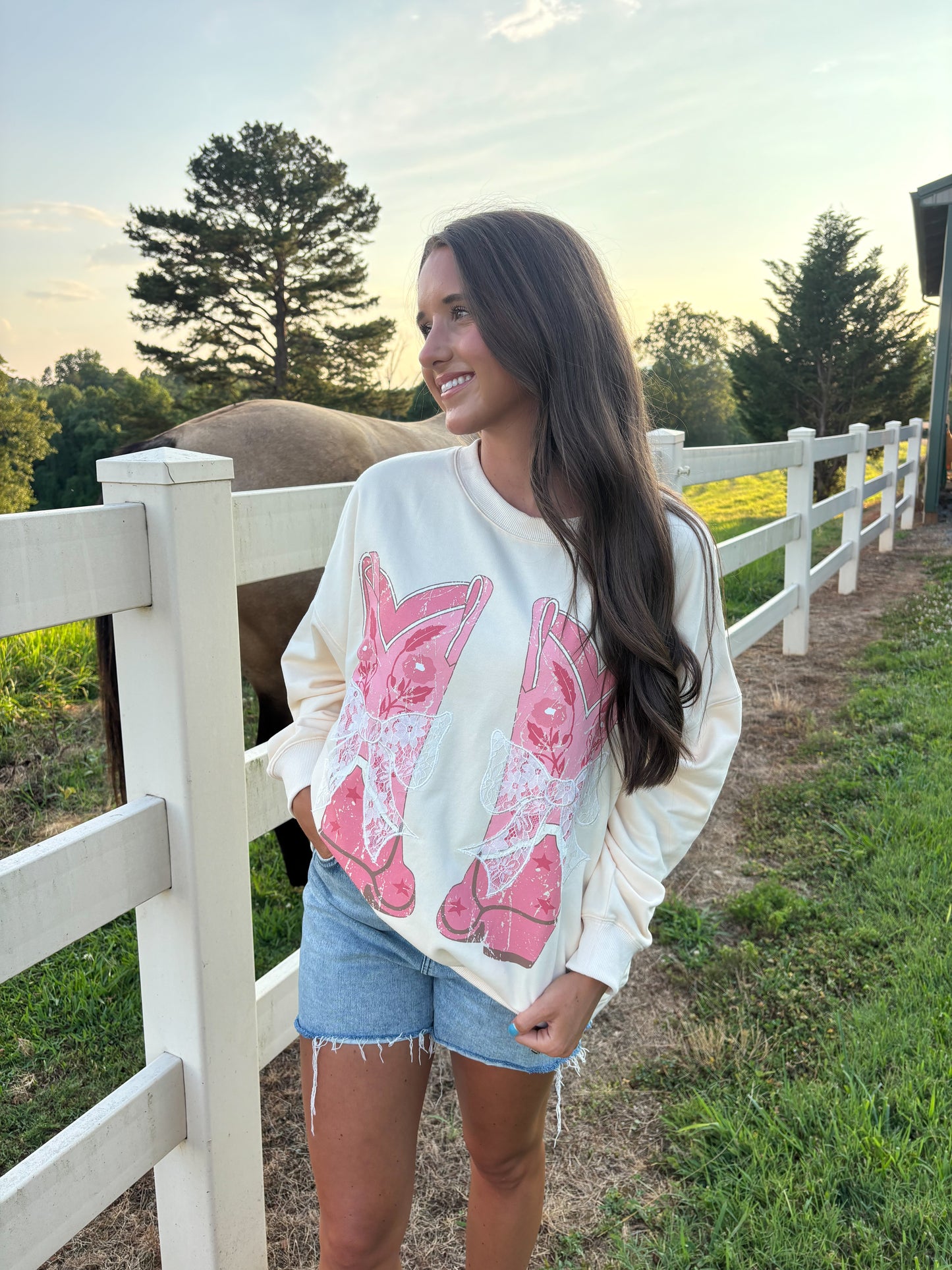 Cowgirl Crewneck