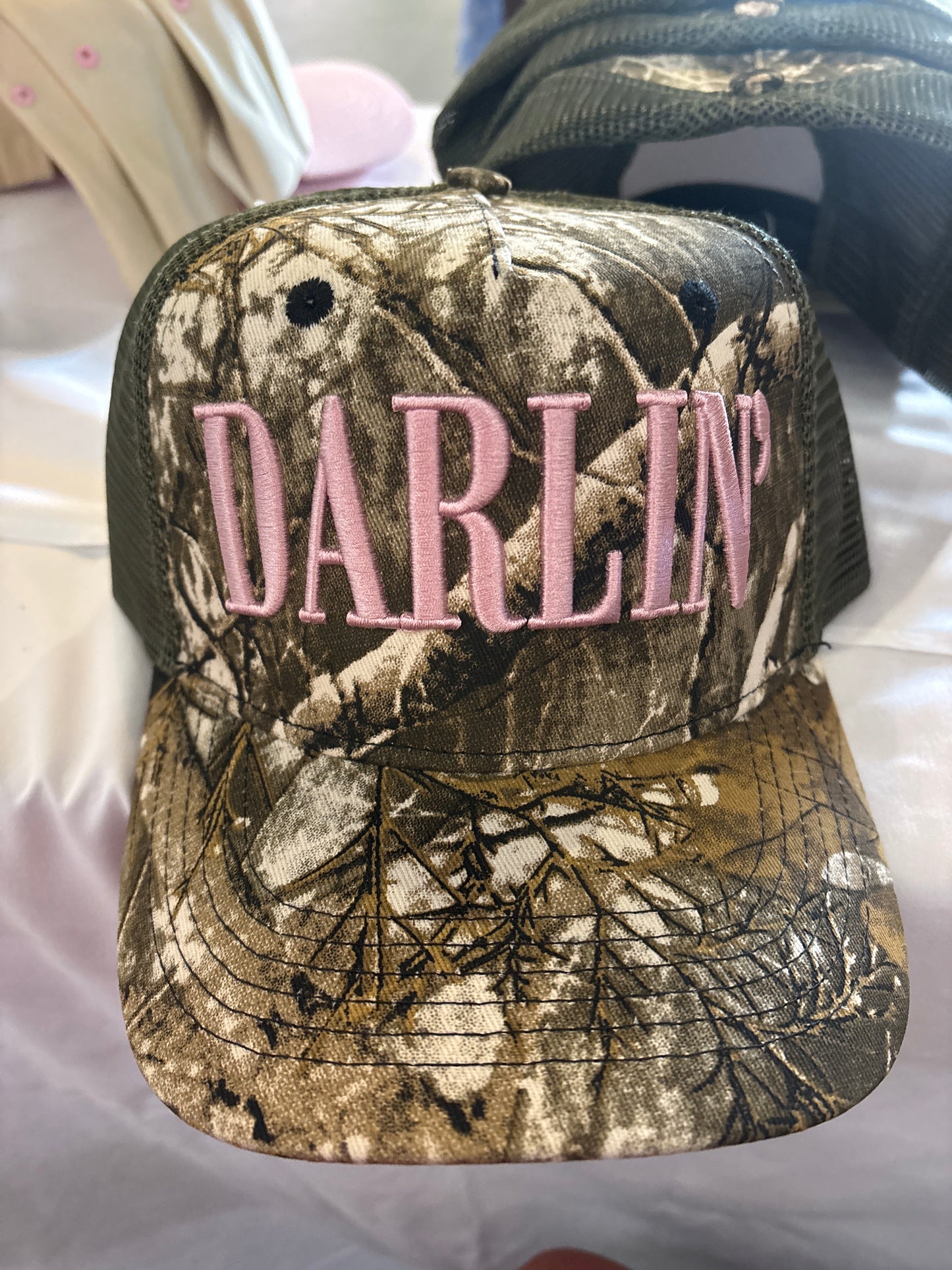 Darlin camo hat