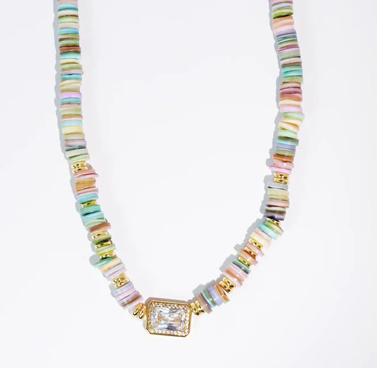 Dream pop gemstone necklace