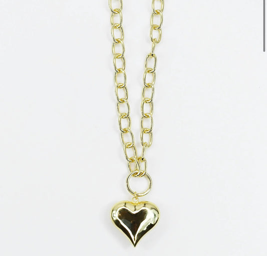 Heartbreaker gold chain
