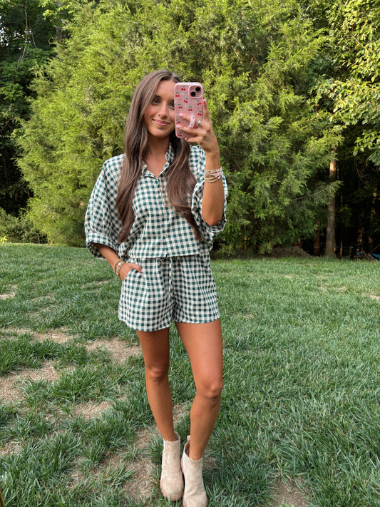 Gingham & Grace Set