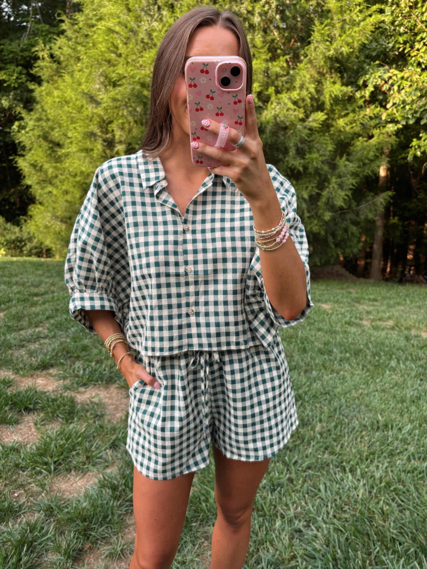 Gingham & Grace Set